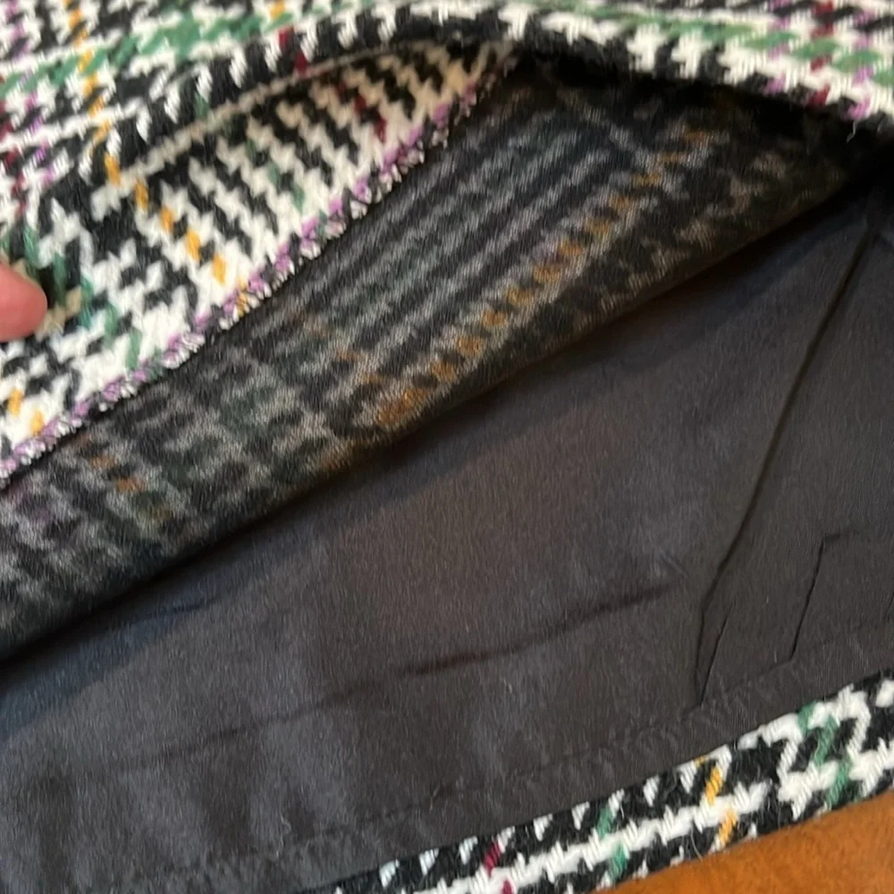 LOFT Multicolor Plaid Skirt size 12 Petite 12P